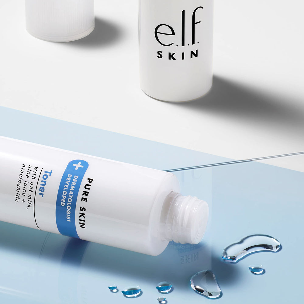 Ingrédients clés avoine et niacinamide du Tonique Pure Skin de e.l.f.