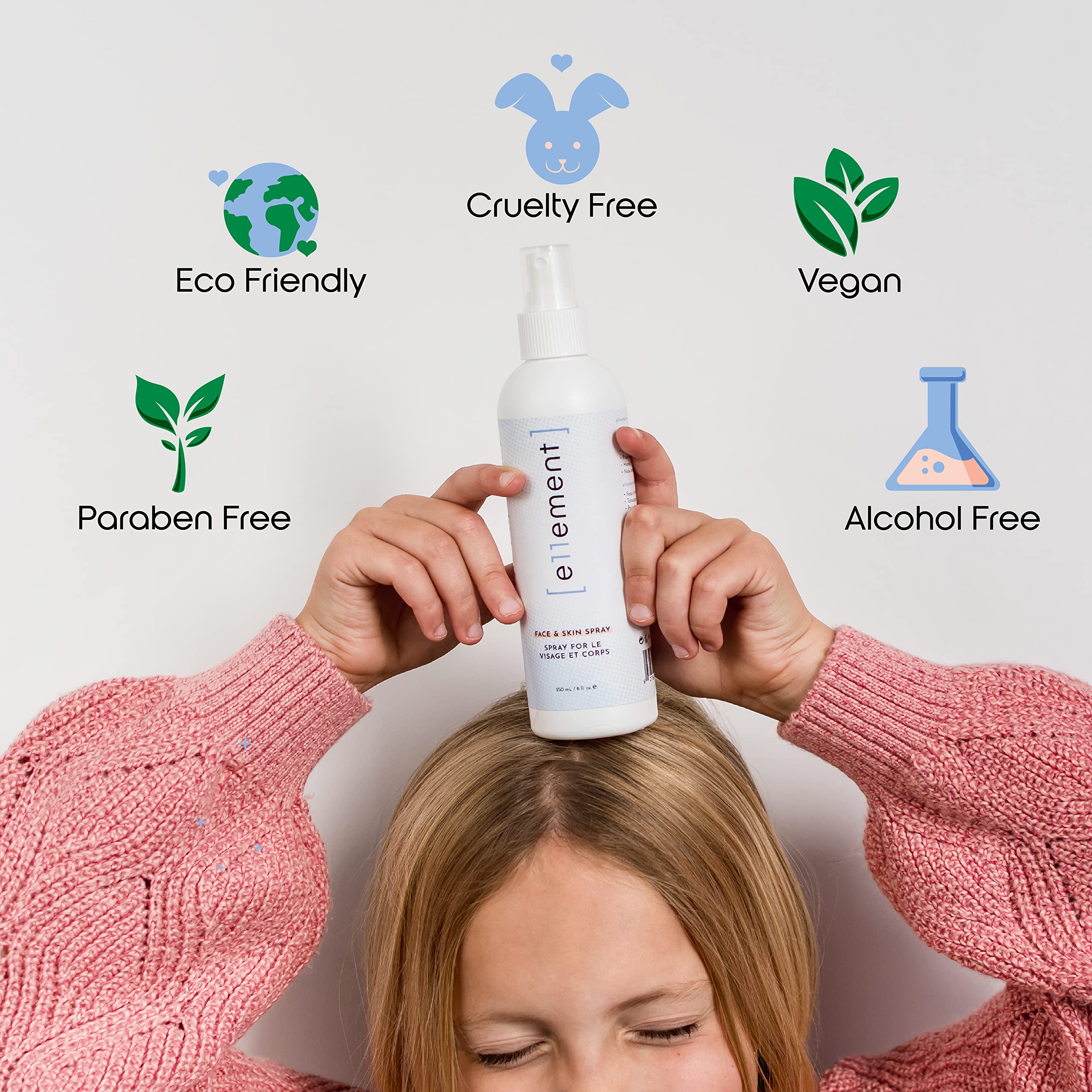 e11ement hypochloreux eau et sel : base légère pour la peau.