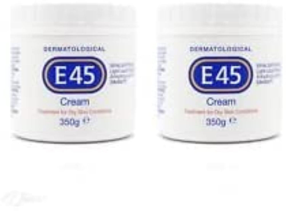 Crème E45, application-creme-visage, texture légère et hydratante