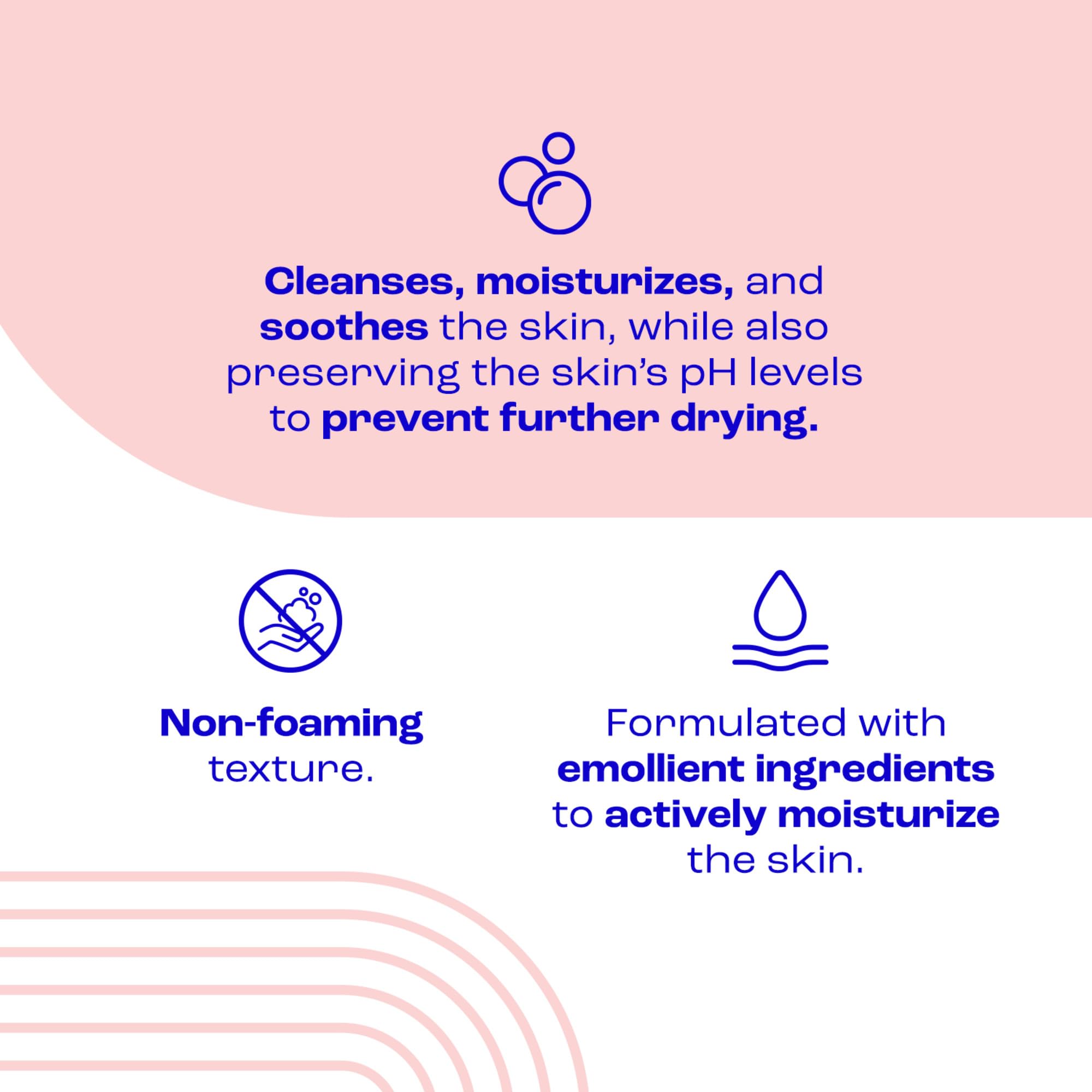 E45 creme-douche-sans-savon, nettoie en douceur sans agresser les peaux sensibles.