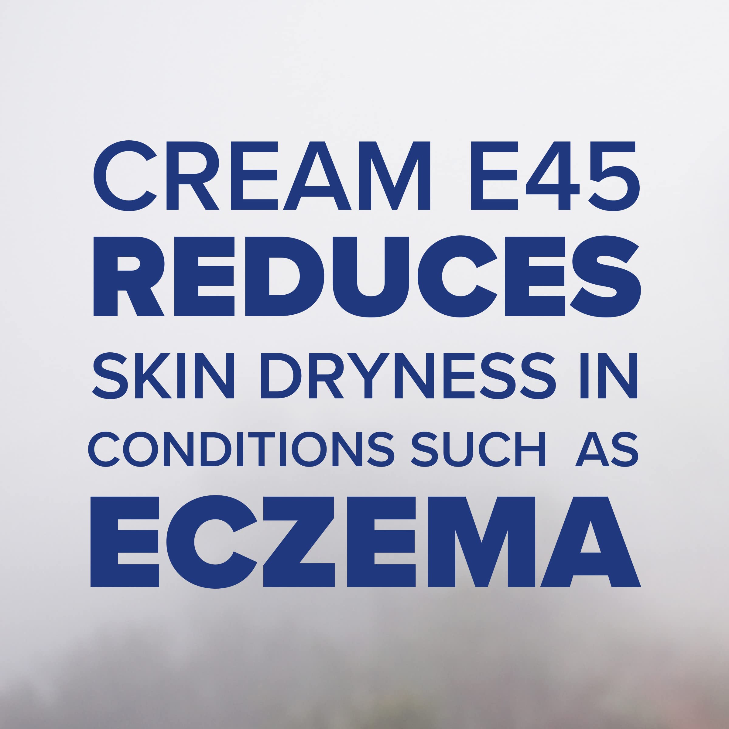 E45 crème hydratante pour le visage, hydratation douce