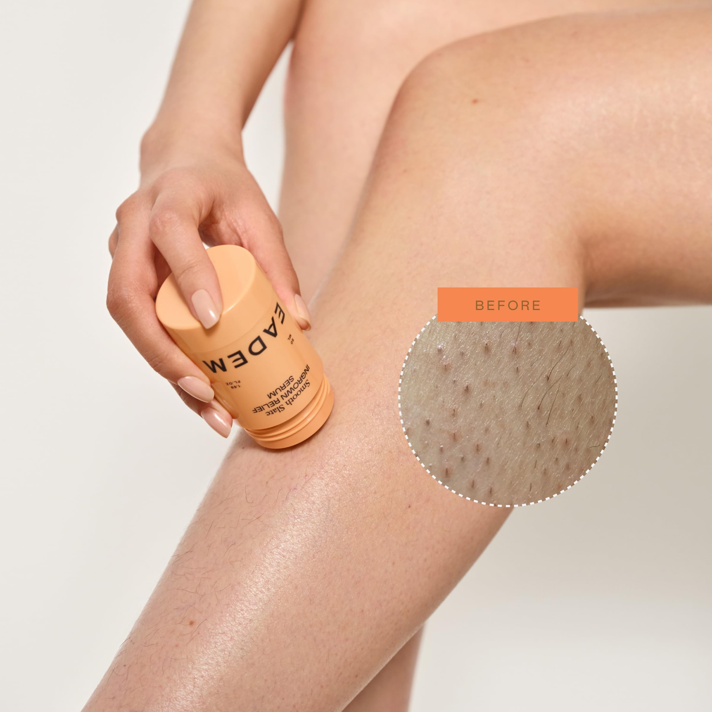 EADEM Smooth Slate – zones sensibles: aisselles et ligne bikini en cours d utilisation