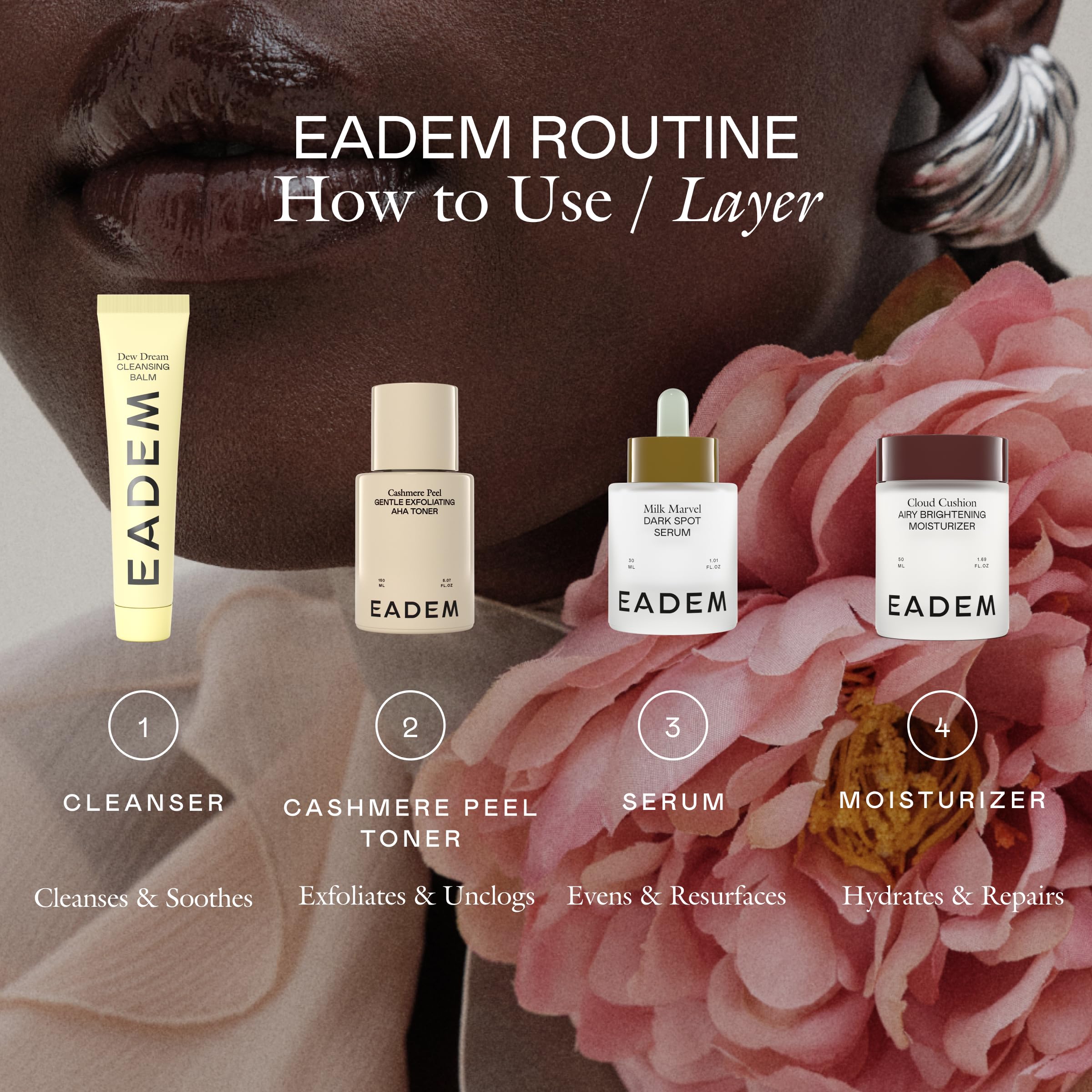 Produit vegan EADEM Cashmere Peel sans irritation)