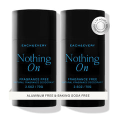 Each & Every déodorant sans parfum, bouteille pratique pour usage quotidien