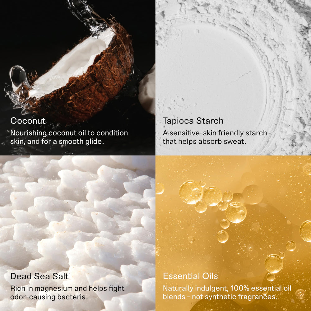 Each & Every déodorant rose-vanille, usage quotidien simple et frais durable.