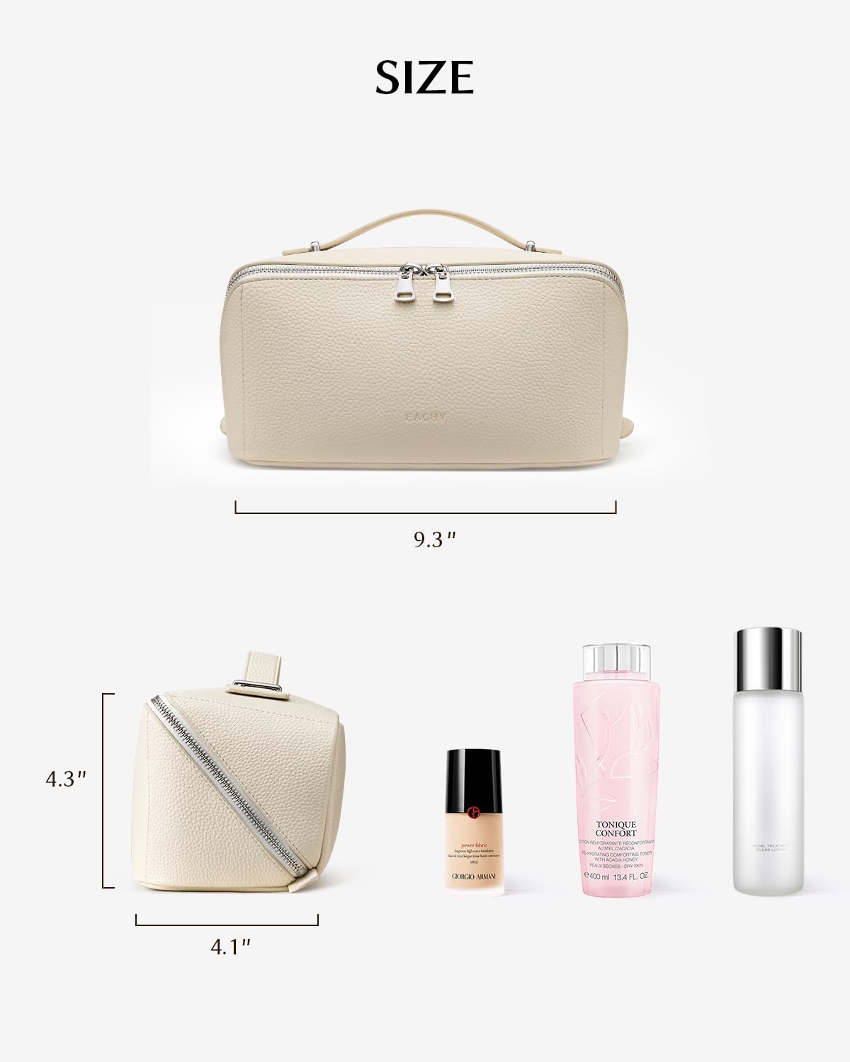 EACHY sac de voyage pratique organise beauté et soins lors des déplacements.