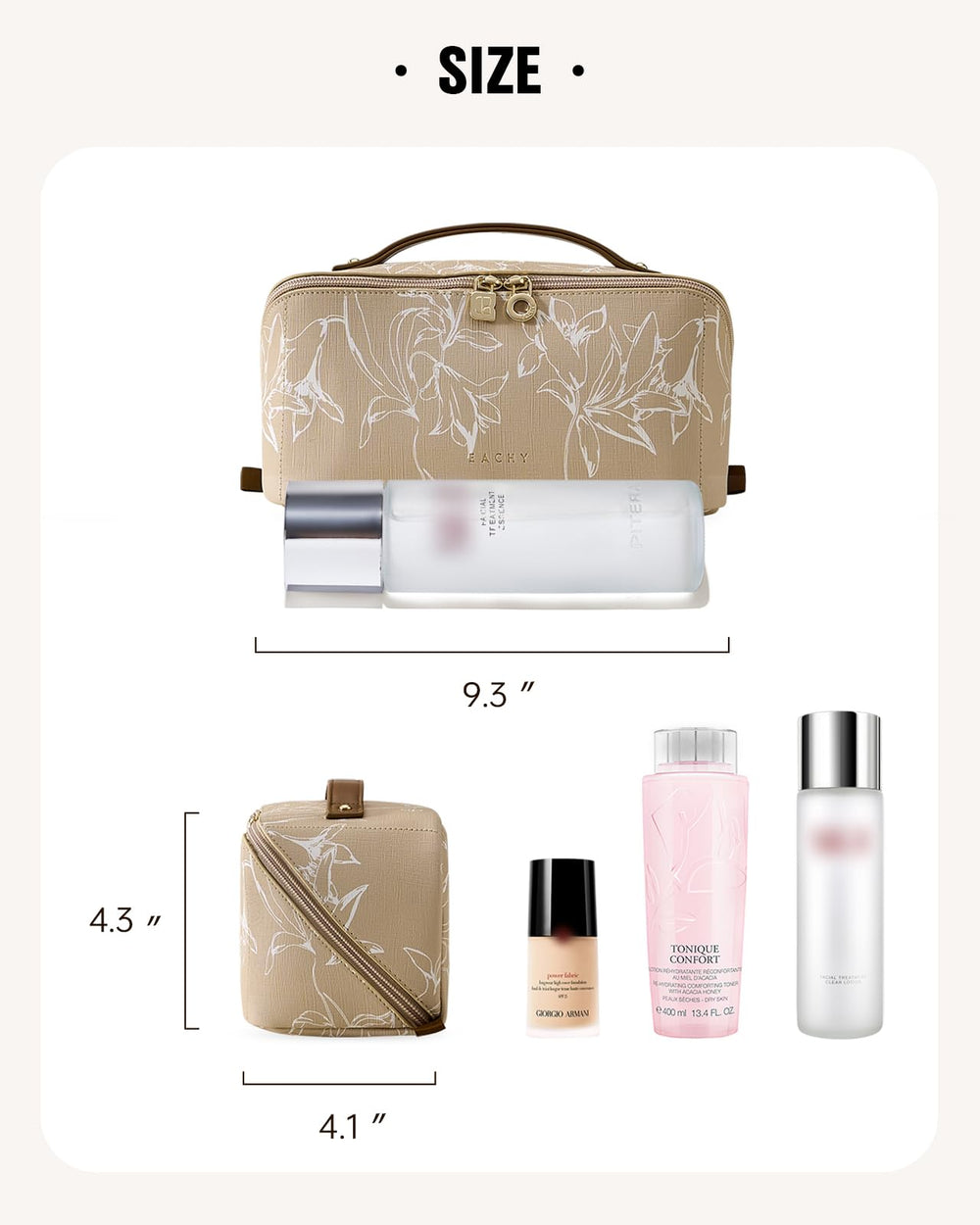 Sac EACHY, usage quotidien et routine beauté simplifiée.