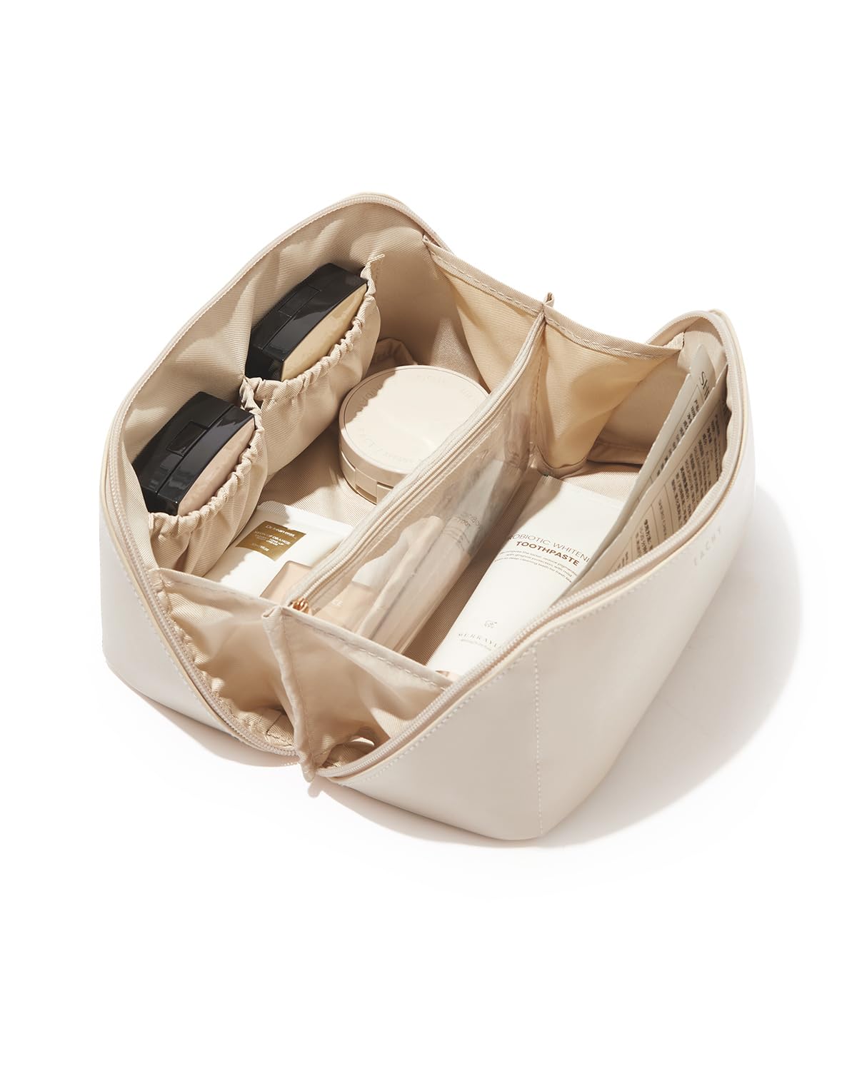 Eachy trousse maquillage voyage, grande capacité pour vos produits de beauté.