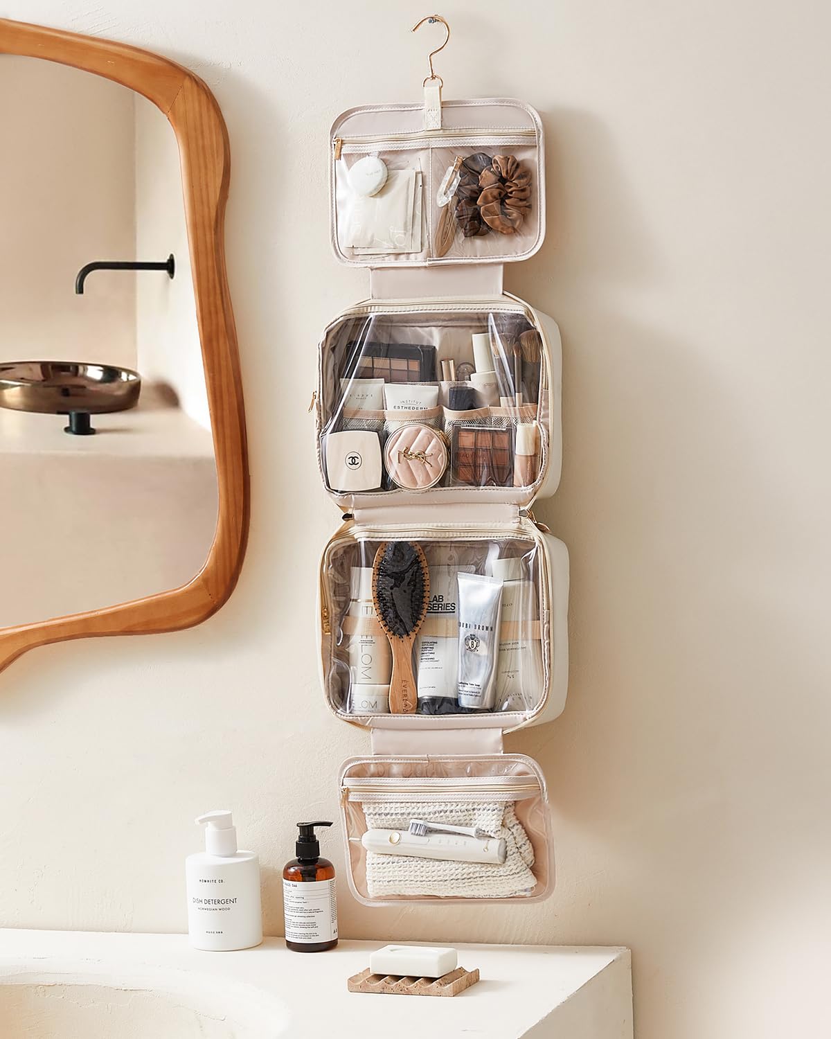 EACHY Utilisation polyvalente: maquillage ou trousse de toilette quotidienne.