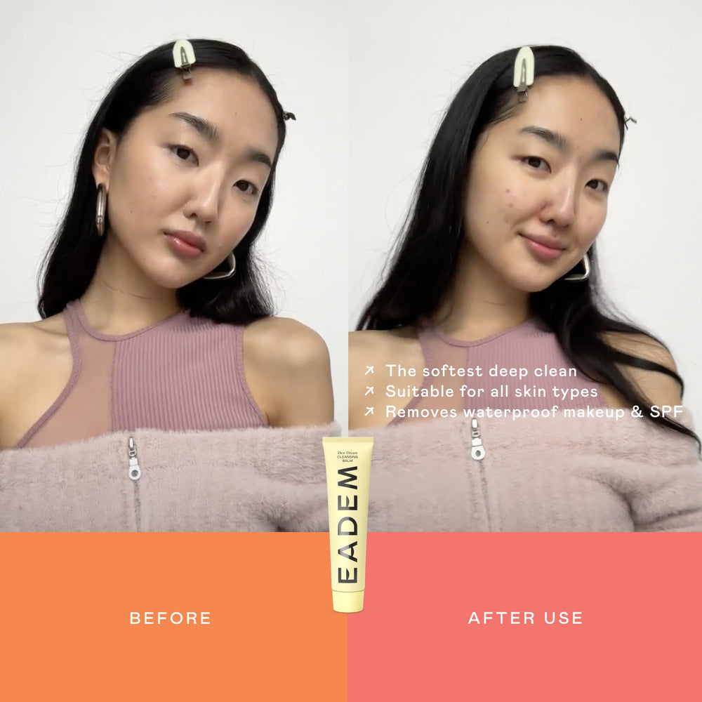 Démaquillage sans frottement avec Dew Dream Balm et son action généreuse