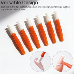 Outil Eagyrosi levier plat pour retirer les tips sans endommager l’ongle.