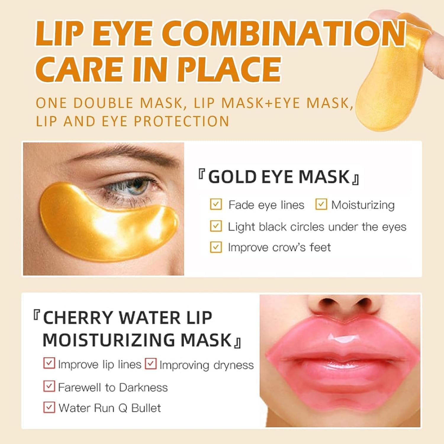 Eakroo coffret double soin levres et yeux, routine pratique