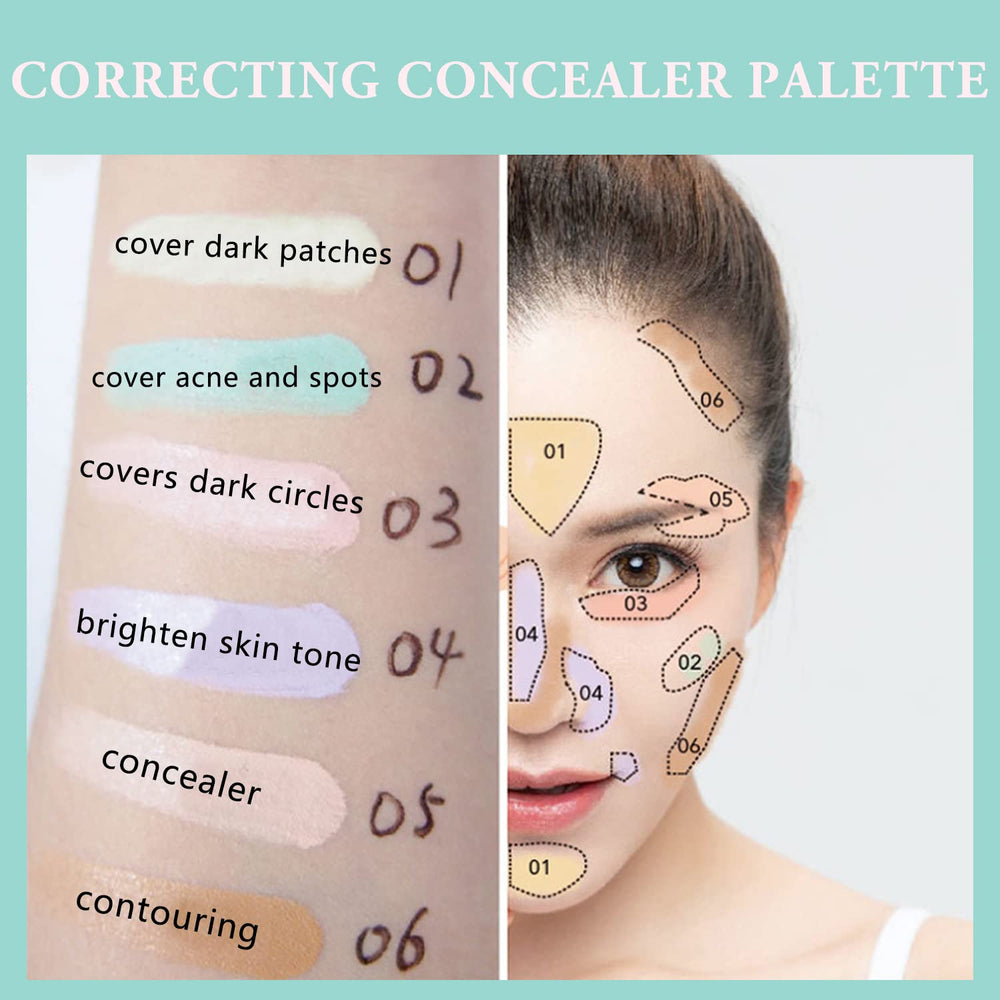 Correction des cernes avec teinte orange-rose d'Eakroo