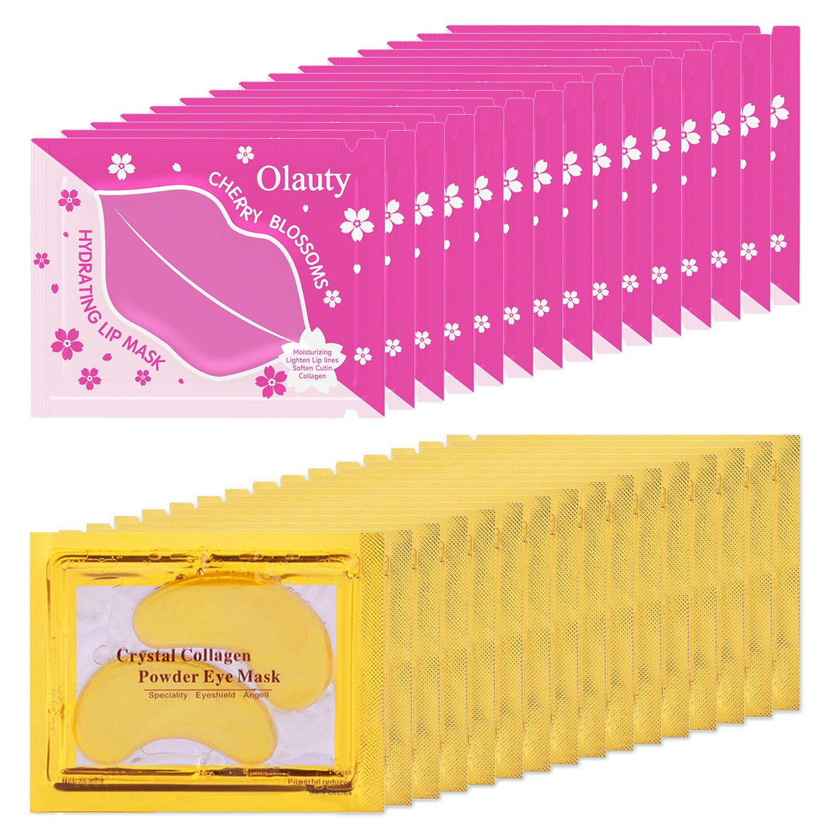 Masque lèvres cristal collagène Eakroo, hydratation durable et douceur.