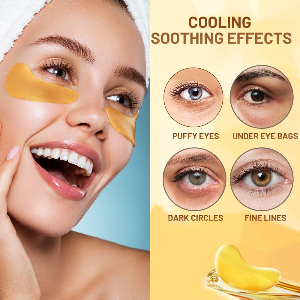 Masque yeux Eakroo Or 24k pour un regard rafraîchi