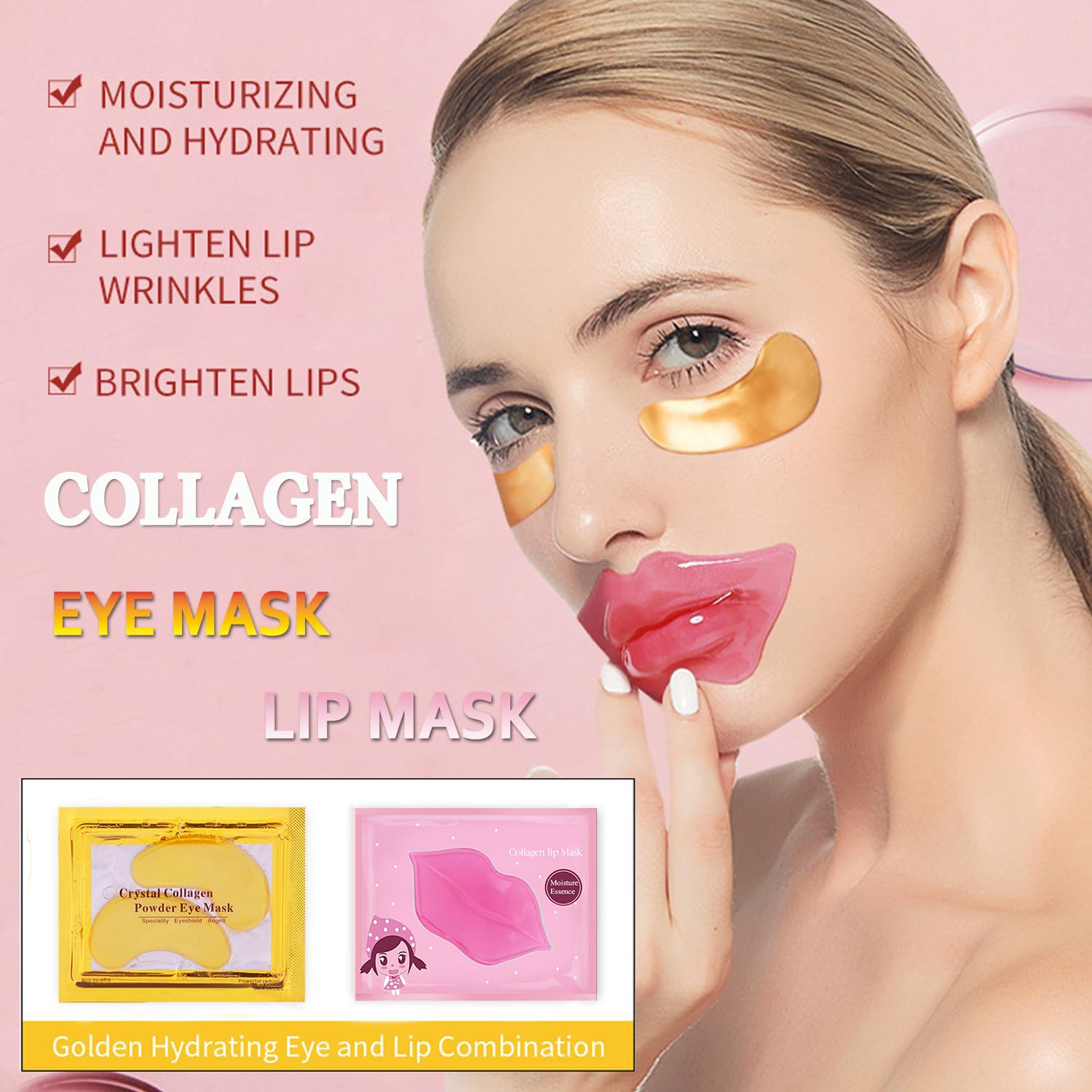 Eakroo masque yeux or 24k, apaise et eclaire le regard