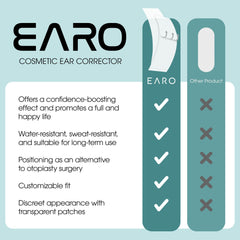 Patch transparent Earo qui se fond avec les contours de l oreille.