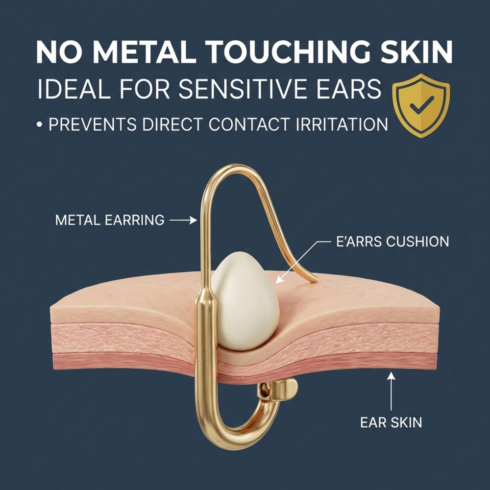 E'ARRS coussin clip-oreille, pratique au quotidien pour port prolongé.
