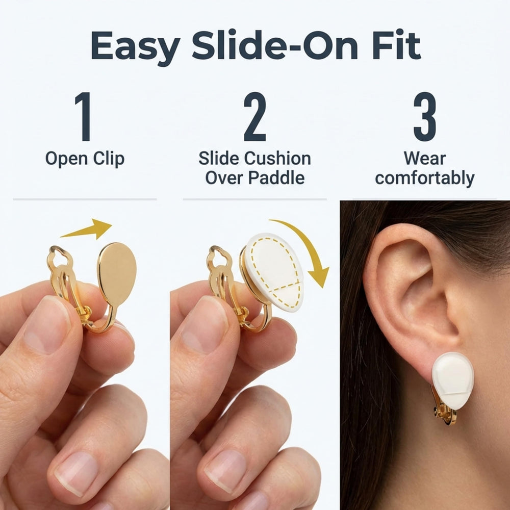 E'ARRS coussin clip-oreille, port prolongé sans pression.