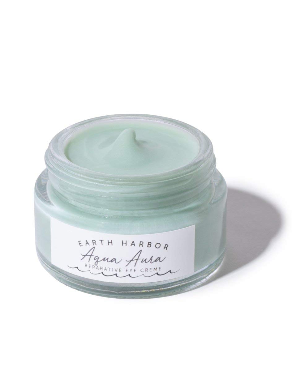 Earth Harbor AQUA AURA Crème Yeux – texture légère pour l’application quotidienne.