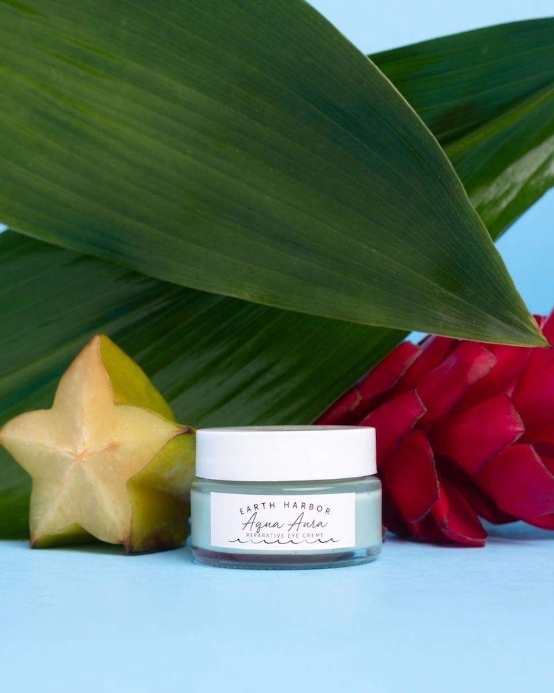 Earth Harbor AQUA AURA Crème Yeux – formule vegan et éthique.