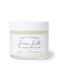 Earth Harbor SIREN SILK crème hydratante dans le pot, hydratation durable.