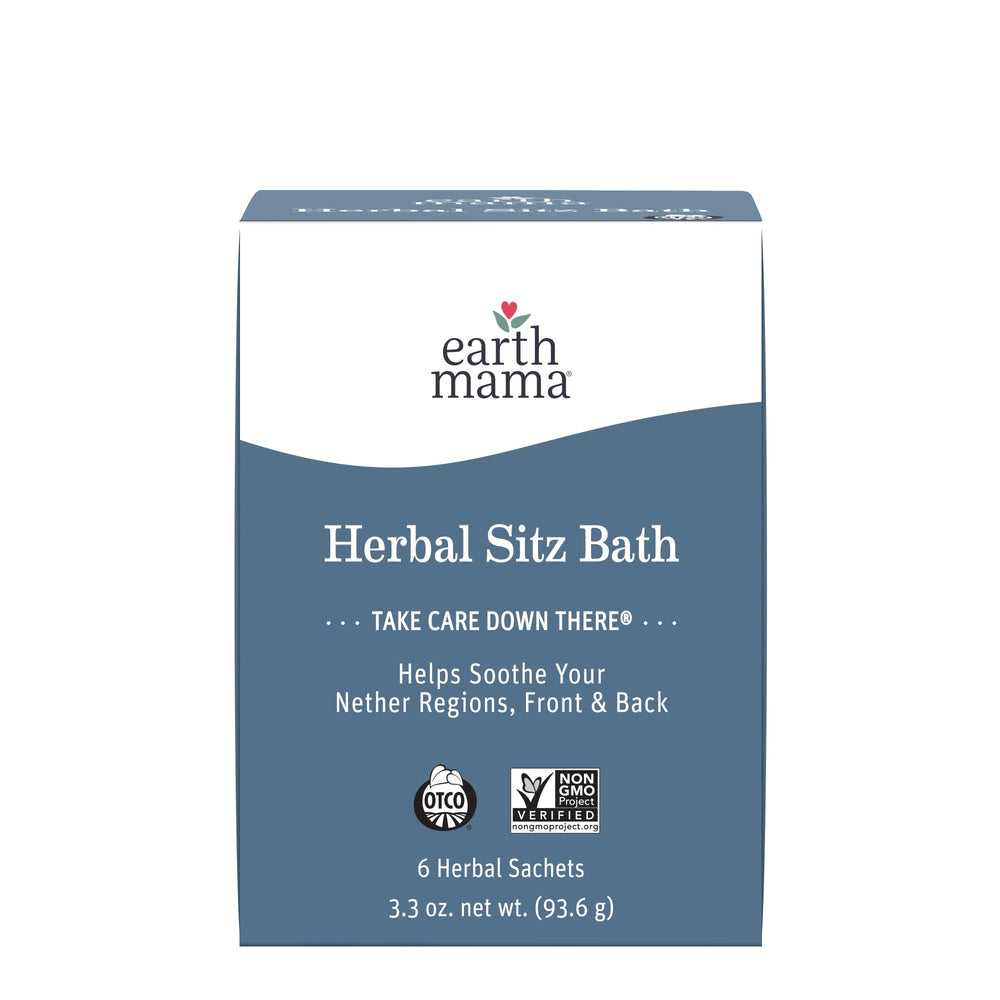 Earth Mama bain de siege basee sur plantes emballage pratique