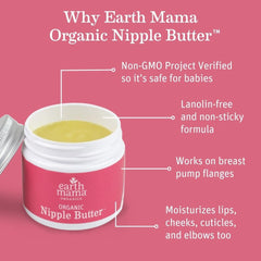 Baume périnéal Earth Mama, nourrissant pour la zone sensible.