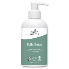 Earth Mama Belly Butter, bouteille 8 oz, hydratation durable du ventre