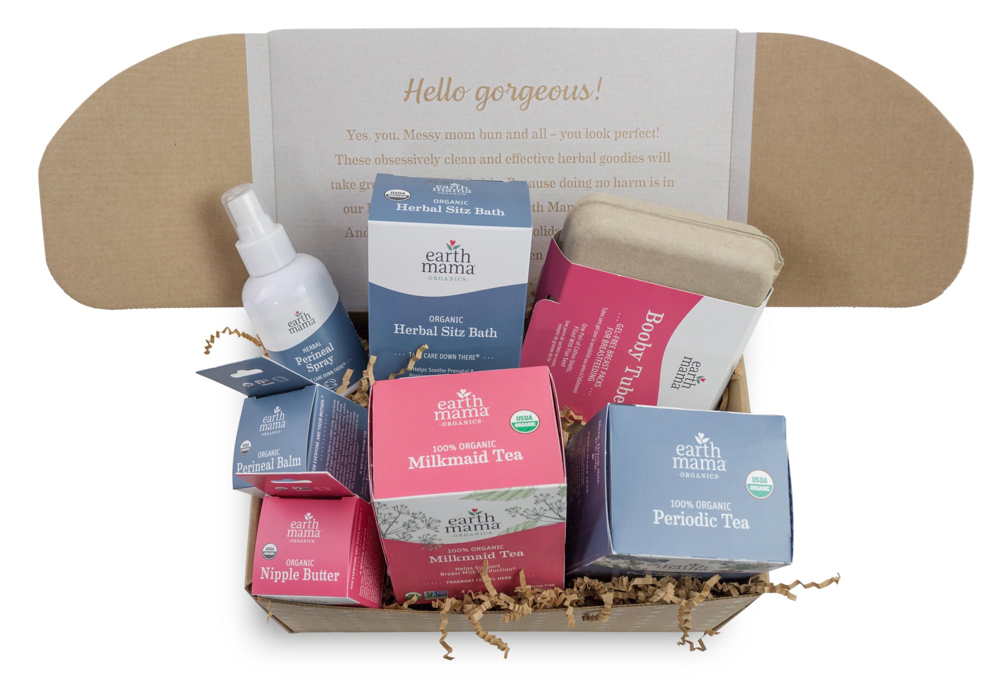 Beurre mamelons Earth Mama, hydratant doux pour l'allaitement.