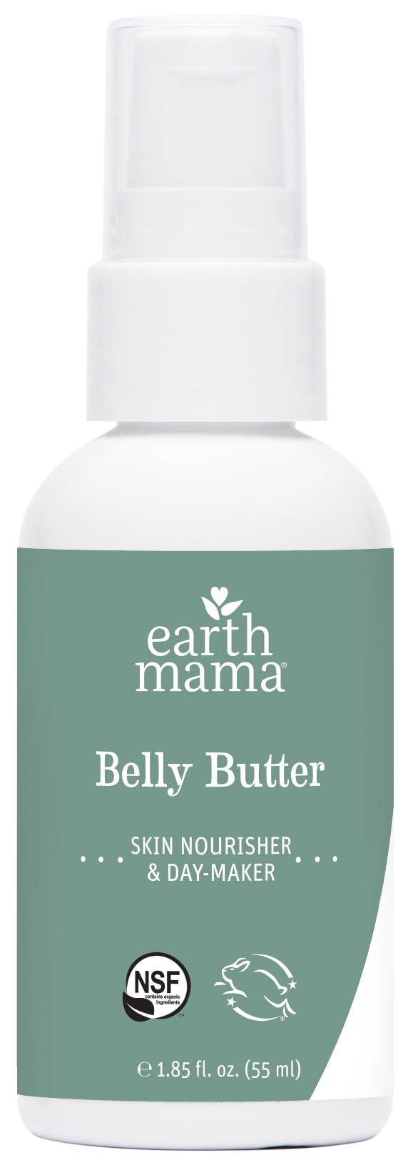 Earth Mama huile ventre — hydratation légère pour le ventre pendant la grossesse.