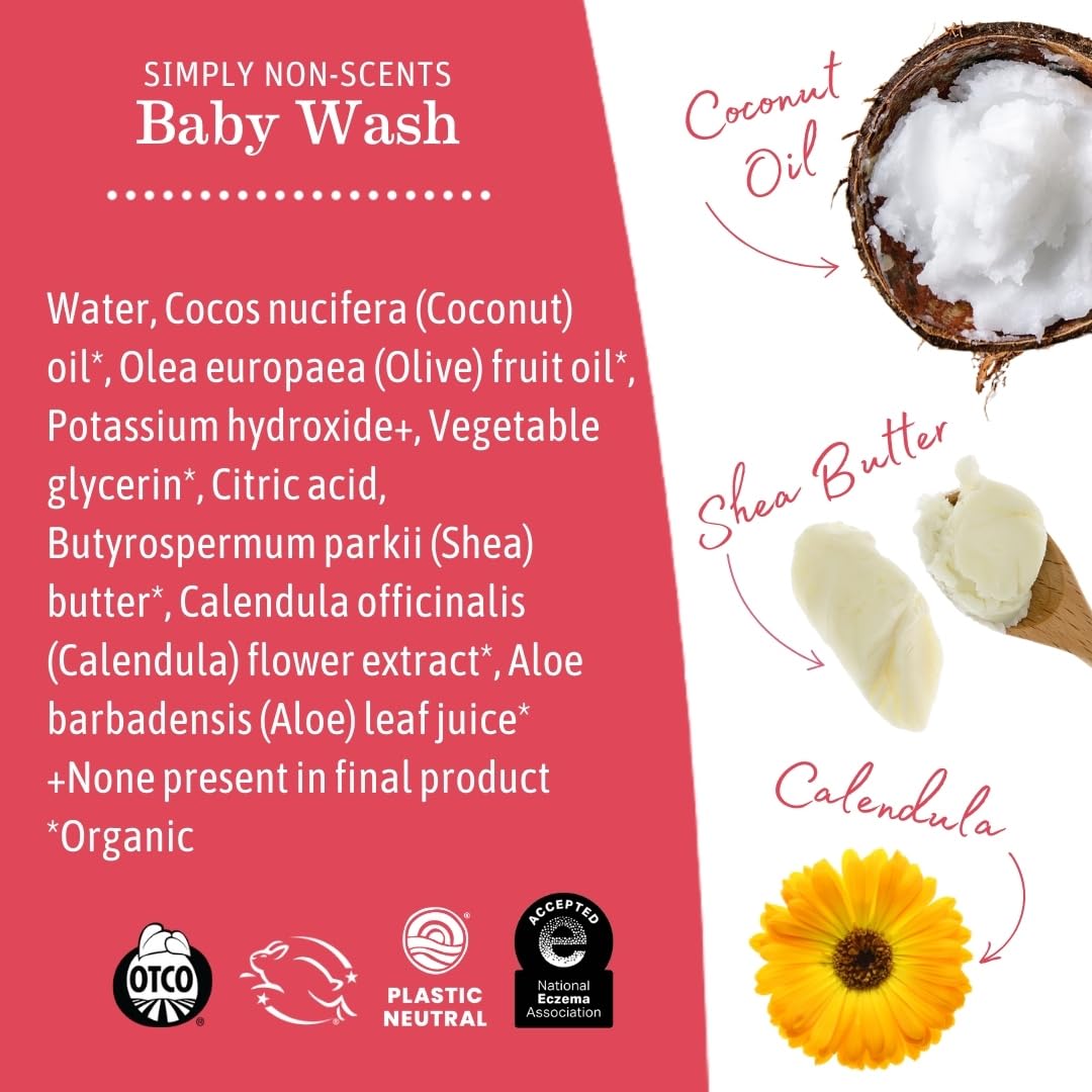 Earth Mama Simply Non-Scents Bébé – Calendula et aloe pour peau sensible