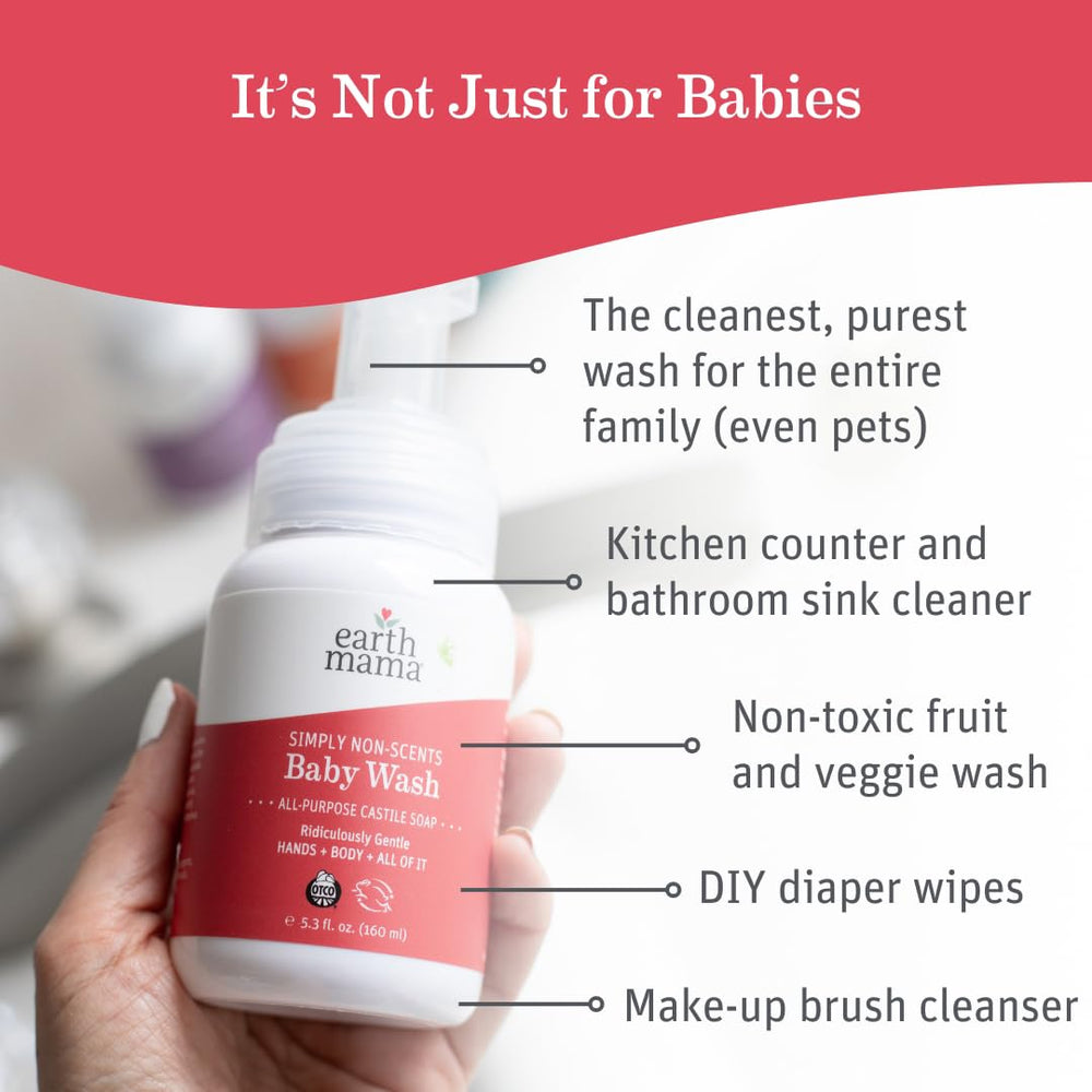 Earth Mama Simply Non-Scents Bébé – Emballage sans parfum, choix sûr et durable