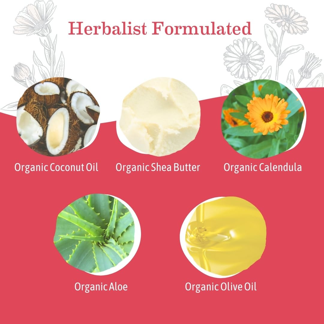 Earth Mama Simply Non-Scents Bébé – Ingrédients: huile de coco et calendula