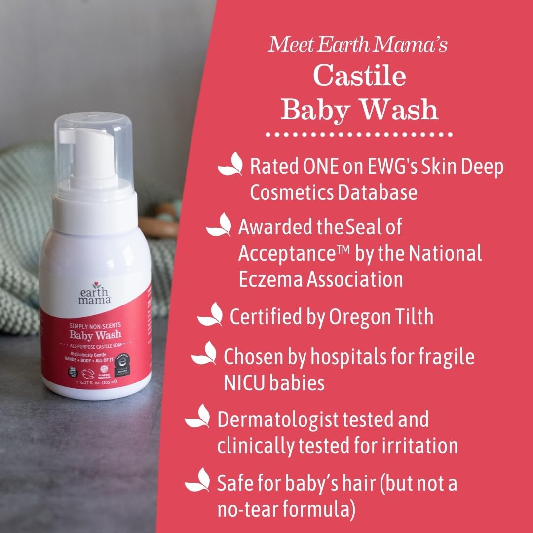 Earth Mama Simply Non-Scents Bébé – Doux pour peau sensible et famille