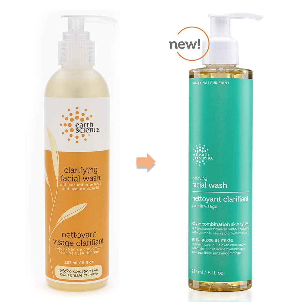 Earth Science: clarifiant avec concombre et aloe purifie les pores.