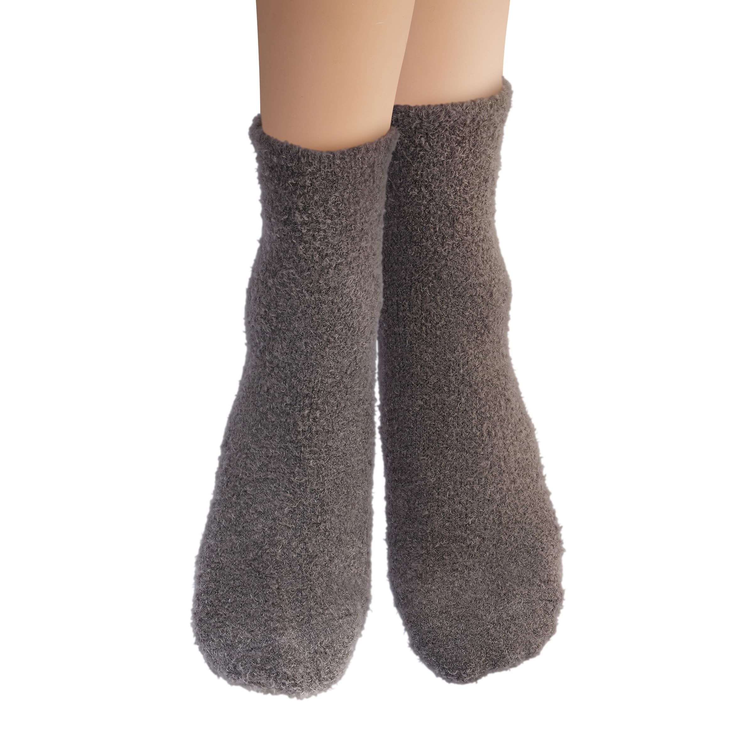 Earth Therapeutics Aloe Socks édition 2 paires gris confetti prête à porter.