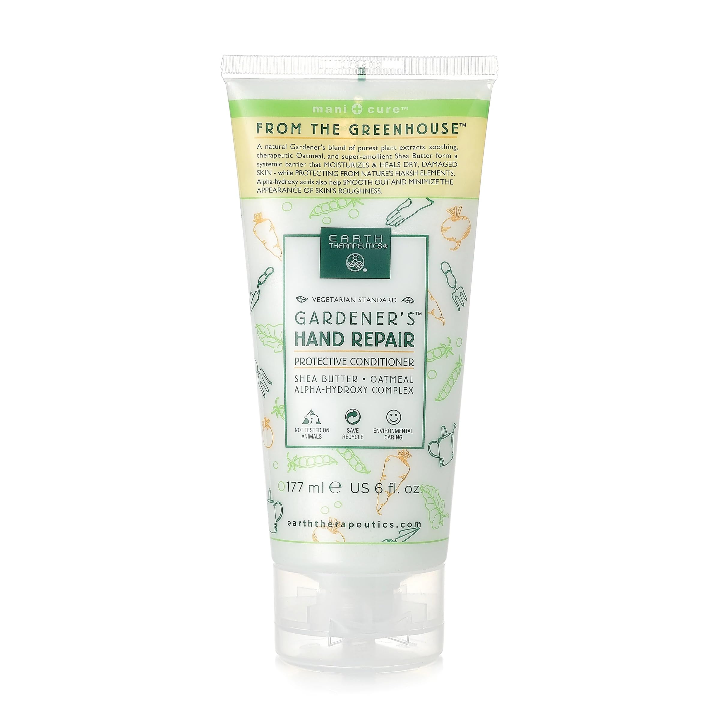 Earth Therapeutics Soin Mains Jardinier – bouteille montrant la formule protectrice pour les mains.