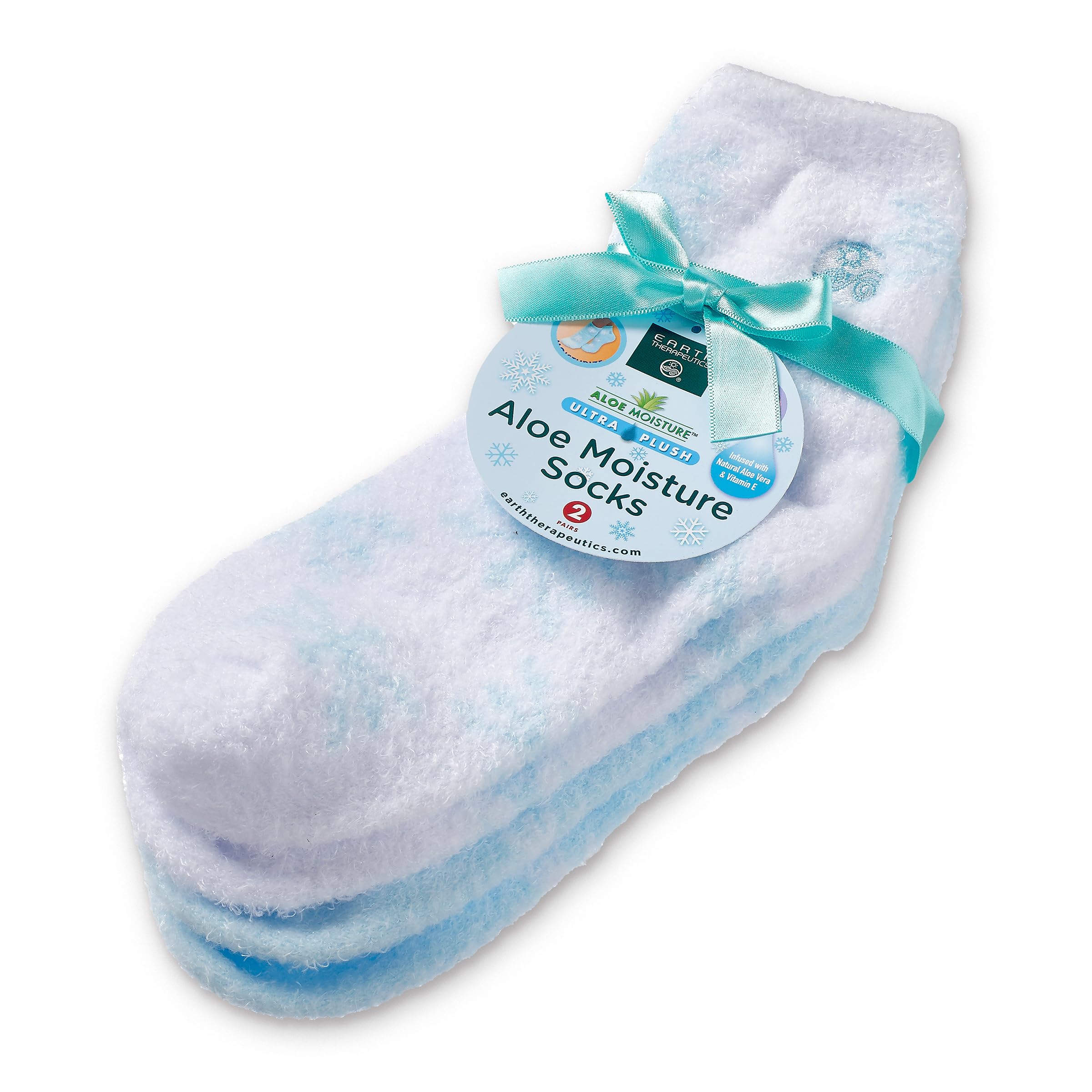 Earth Therapeutics Thera-Soft 2 paires: pratique pour les routines de soin à domicile.