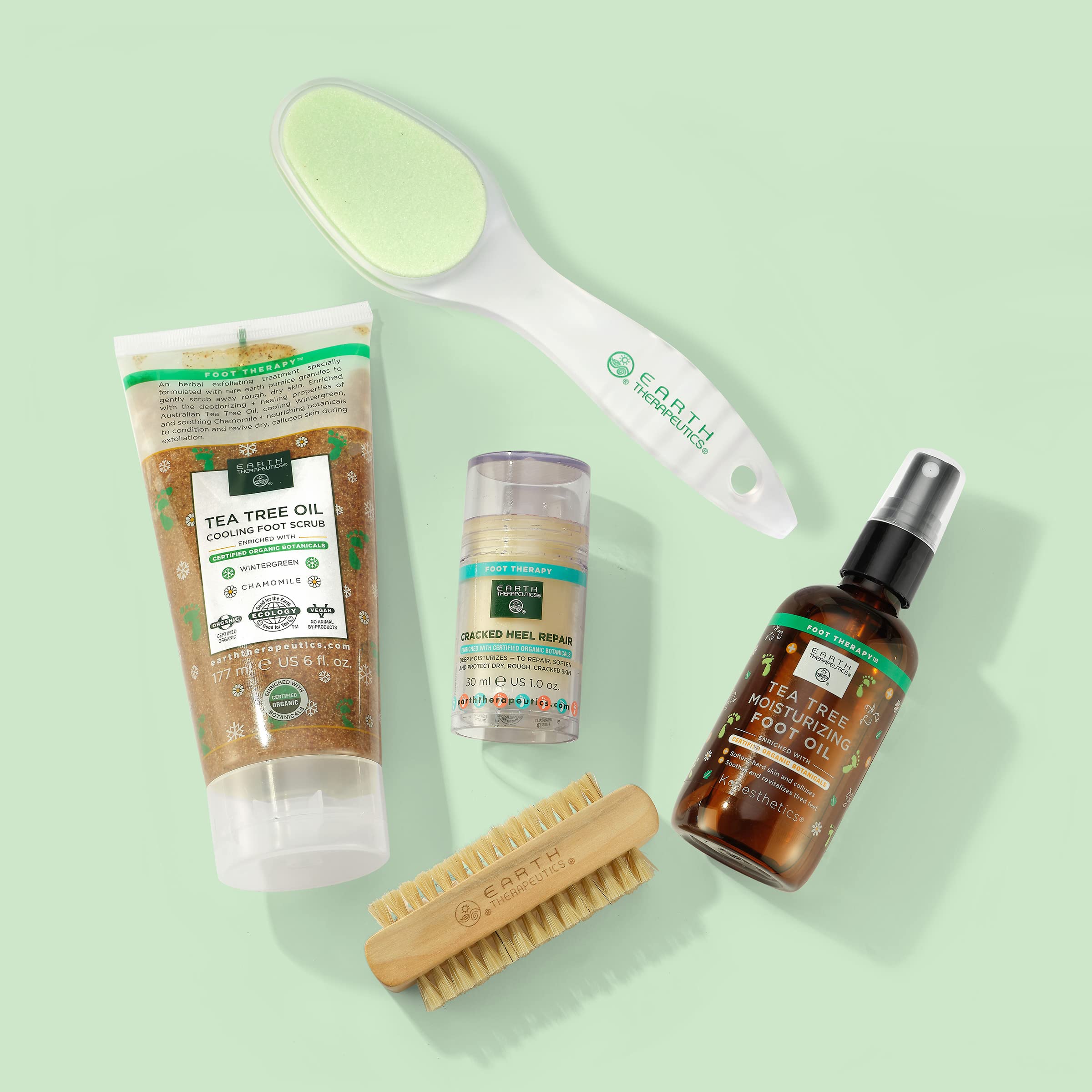 Earth Therapeutics utilisation-quotidienne-pieds: soin facile jour et nuit.