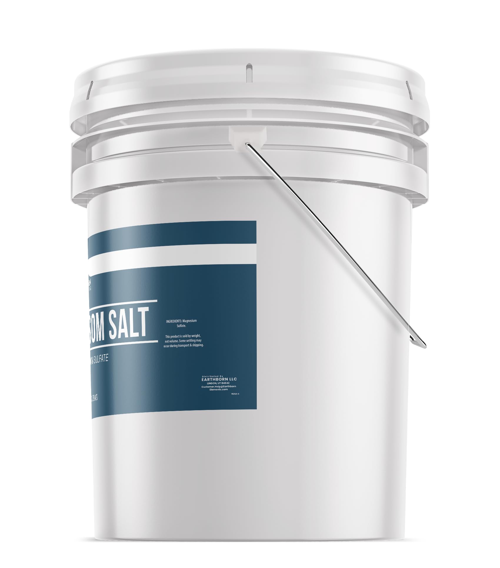 Earthborn Elements Epsom Salt pur et sans additifs, pour une utilisation simple.