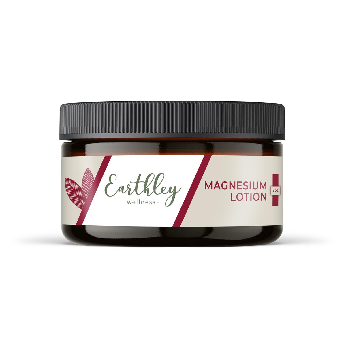 Earthley Wellness Lotion Magnésium – bouteille lavande; détente naturelle et récupération musculaire possible.