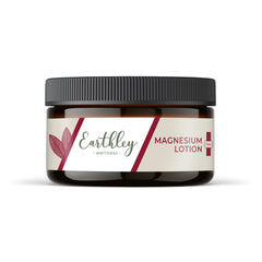 Earthley Wellness Lotion Magnésium – bouteille lavande; détente naturelle et récupération musculaire possible.