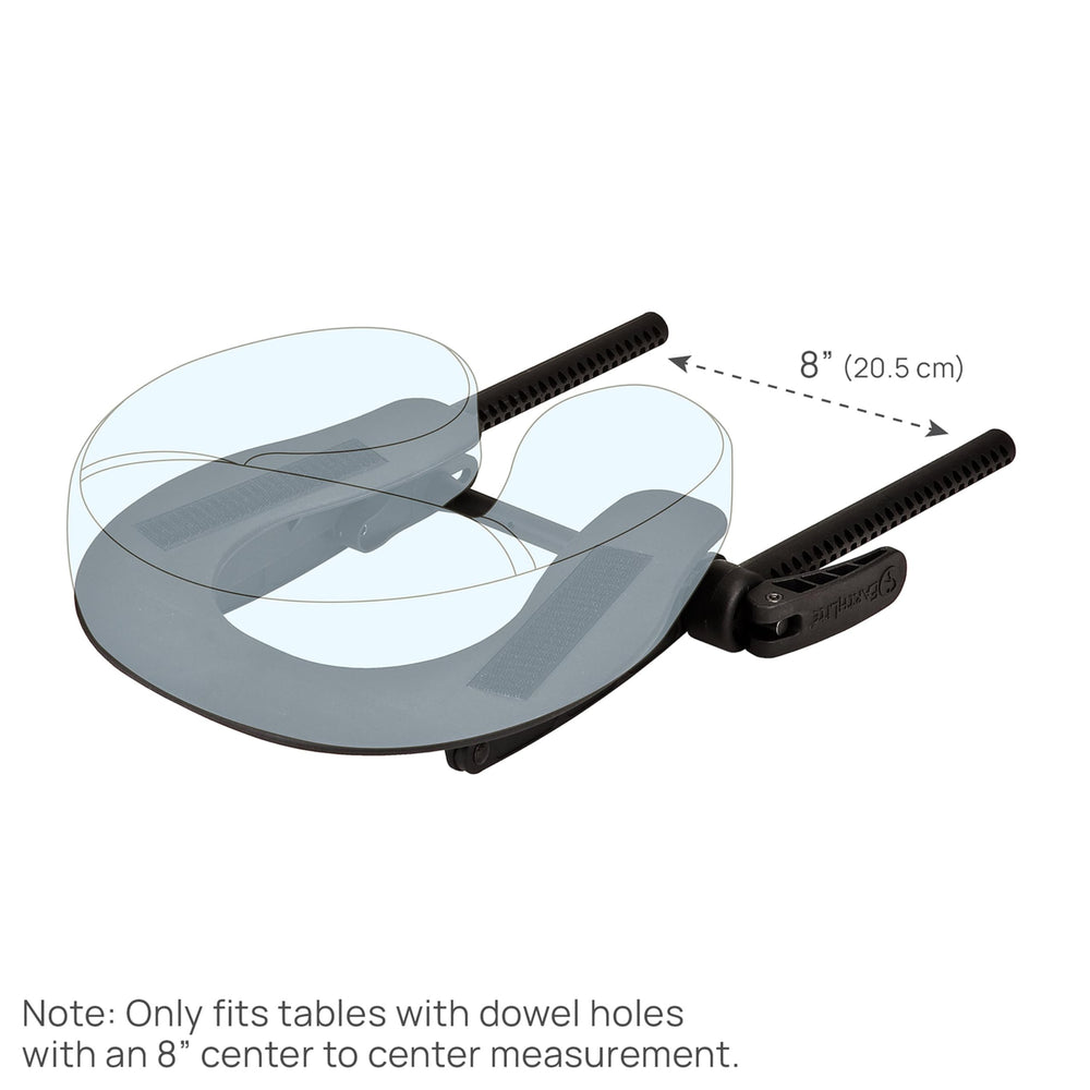 EarthLite face cradle 8 pouces pour tables standard installation facile
