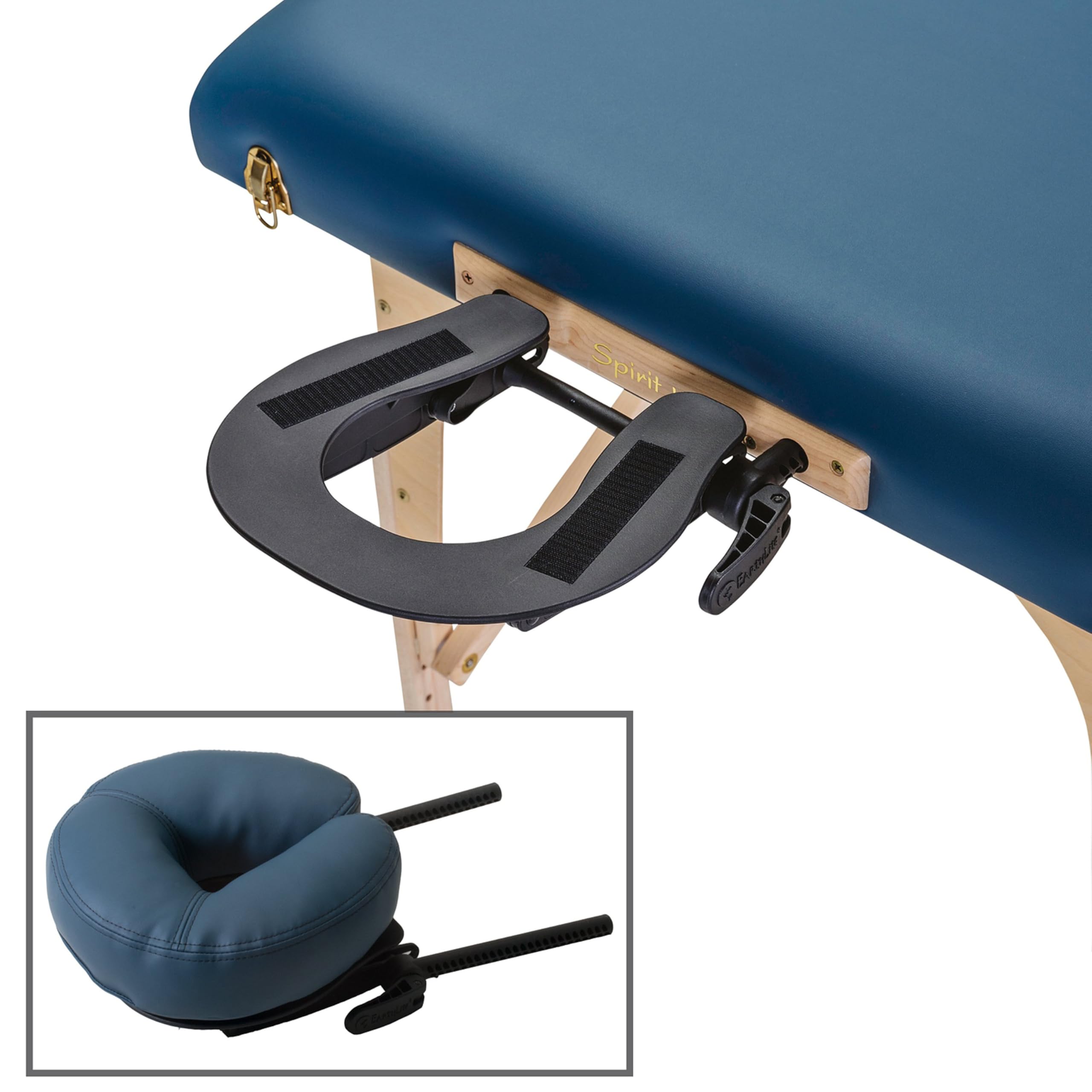 EarthLite reglage tete ajustable facilite l alignement du client pour des seances personalisees