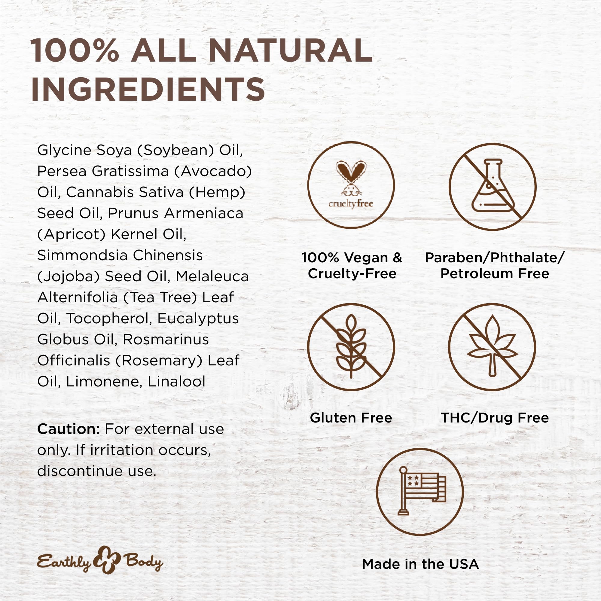 Earthly Body Miracle Oil – Apaise les irritations cutanées et procure douceur.