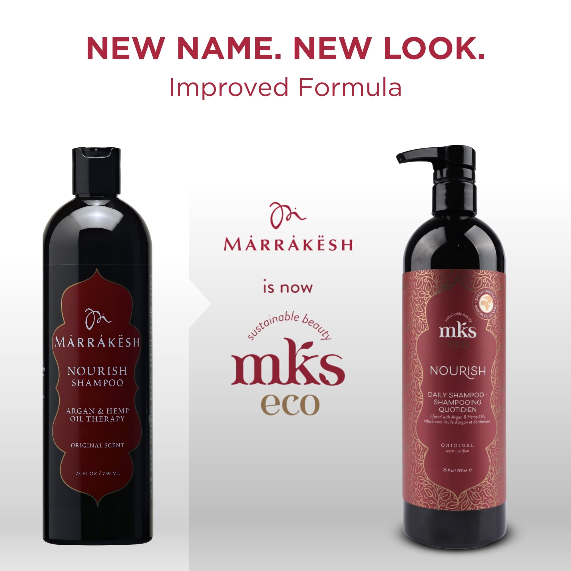 Earthly Body MKS Eco Nourish Shampoo-argan-huile-nourrissante: fortifie et rend les cheveux plus résistants