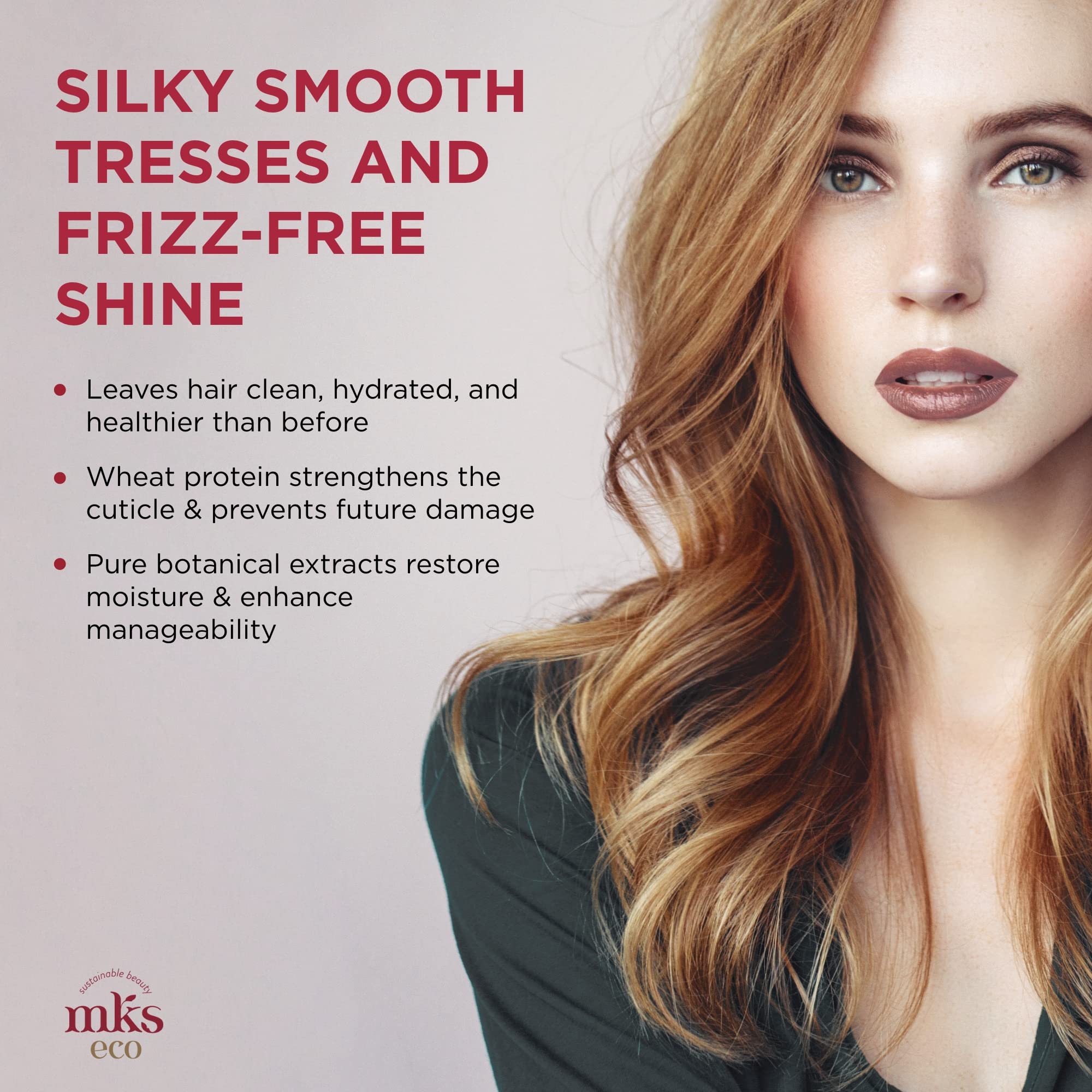 Earthly Body MKS Eco Nourish Shampoo-color-safe: protège la couleur et apporte de la brillance