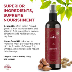 Earthly Body MKS eco X : fluide léger, protection contre la chaleur lors du coiffage.