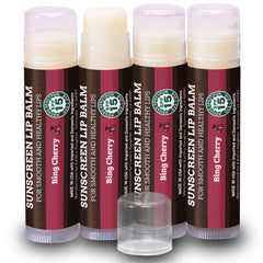 Earth's Daughter baume lèvres SPF15 cerise – protection solaire légère et hydratation durable